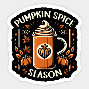 Pumpkin Spice Latte Season Sticker